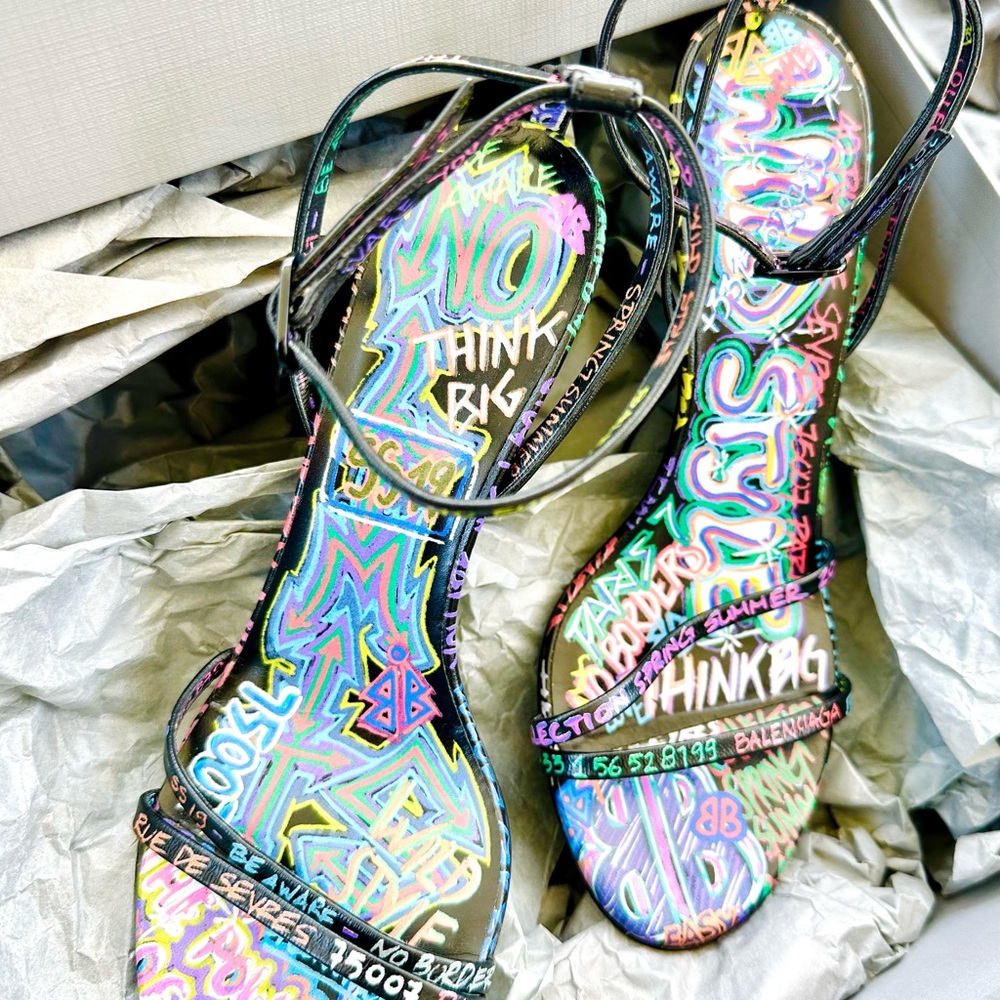 Balenciaga Graffiti Stilettos